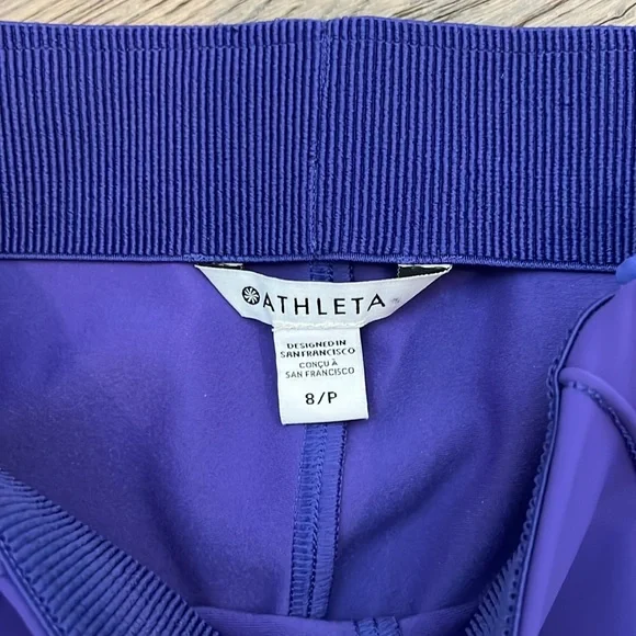 NWT Athleta Glacier Snow Skinny Pant, 8P, deep purple - Picture 6 of 10